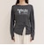 ツイストデザインballetロンTシャツ