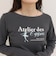 ツイストデザインballetロンTシャツ