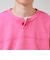 【ヴィンテージライク】硫化染めワッフル ヘンリーネックロングスリーブTシャツ