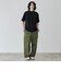 スポーツベア刺繍クルーネックTシャツ