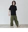 スポーツベア刺繍クルーネックTシャツ