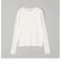 メロー袖 クルーネック ロングスリーブTシャツ