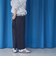 ツイルワイドストレートスラックス