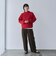 ツイルワイドストレートスラックス