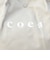【再入荷/新色登場】 coen（コーエン） ロゴ ポリキャンバストートバッグ（Lサイズ）