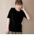 シアーベロアハーフスリーブTシャツ