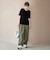 シアーベロアハーフスリーブTシャツ