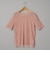シアーベロアハーフスリーブTシャツ
