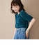 シアーベロアハーフスリーブTシャツ