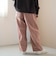 バイオウォッシュコーデュロイワイドパンツ