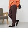 【定番】イージービューティー裏起毛テーパードパンツ（WEB限定サイズあり）