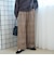 【定番】イージービューティーチェックワイドパンツ（WEB限定サイズあり）