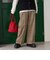【定番】イージービューティーチェックワイドパンツ（WEB限定サイズあり）