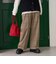【定番】イージービューティーチェックワイドパンツ（WEB限定サイズあり）