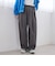 ウールライク裏起毛イージーカーブパンツ
