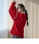 配色ステッチパッチワークニット