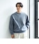 SOLOTEX(R)ヘビーワッフルクルーネック