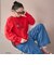 【MICKEY（ミッキー）/別注】ショート丈裏毛ロゴスウェット