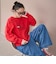 【MICKEY（ミッキー）/別注】ショート丈裏毛ロゴスウェット