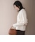 フラッフィーモックネック ウォッシャブルニット（WEB限定カラーあり）