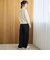 【再入荷/新色登場/ストレッチ/防しわ】【シリーズ累計販売数1万本突破】とろさらイージーワイドパンツ（Youtube紹介アイテム/WEB限定サイズあり）