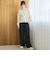 【再入荷/新色登場/ストレッチ/防しわ】【シリーズ累計販売数1万本突破】とろさらイージーワイドパンツ（Youtube紹介アイテム/WEB限定サイズあり）
