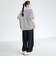 サスペンダー付き フリルワークパンツ