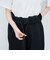 サスペンダー付き フリルワークパンツ