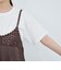 【再入荷 / 新色登場 / セットアイテム】クロシェキャミセットT