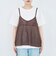 【再入荷 / 新色登場 / セットアイテム】クロシェキャミセットT