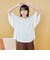 【UVカット・接触冷感】WELLTECT（ウェルテクト）USAコットン  ペプラムフリル プルオーバー