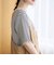 メロークルーネック リブ半袖ゆるTシャツ