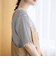 メロークルーネック リブ半袖ゆるTシャツ