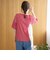 メロークルーネック リブ半袖ゆるTシャツ