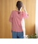 メロークルーネック リブ半袖ゆるTシャツ