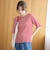 メロークルーネック リブ半袖ゆるTシャツ