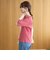 メロークルーネック リブ半袖ゆるTシャツ