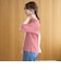 メロークルーネック リブ半袖ゆるTシャツ