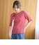メロークルーネック リブ半袖ゆるTシャツ