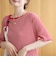 メロークルーネック リブ半袖ゆるTシャツ
