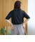 コットンナイロンシアークルー半袖Tシャツ