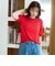 コットンナイロンシアークルー半袖Tシャツ