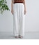 モチーフ刺繍レース イージーワイドパンツ