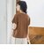 シャーリング風コンパクト半袖Tシャツ