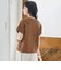 シャーリング風コンパクト半袖Tシャツ