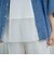 裾シアー切替 レイヤード風タンクトップ