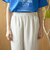 ストライプイージーワイドパンツ