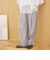 【再入荷 / UVカット / 防しわ】リネンタッチイージーカーブパンツ（Youtube紹介アイテム）