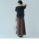 シアーベロア コンパクト半袖Tシャツ