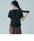 シアーベロア コンパクト半袖Tシャツ